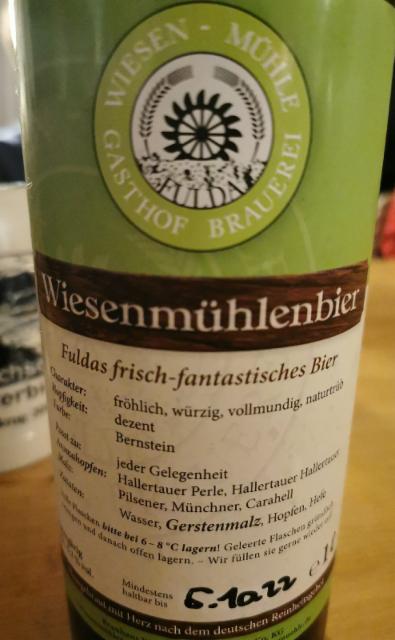 Wiesenmühlenbier 5.1%, Wiesenmühle, Germany