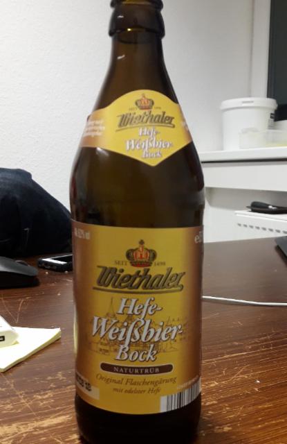 Hefe-Weißbier-Bock 6.2%, Brauerei Wiethaler, Germany
