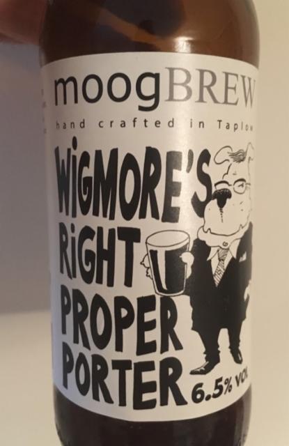 Wigmore's Right Proper Porter 6.5%, MoogBrew, England