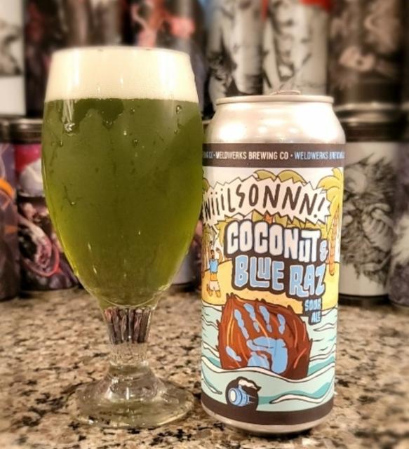 wiiilsonnn ! Coconut Blue Raz 4.8%, WeldWerks Brewing Co, United States