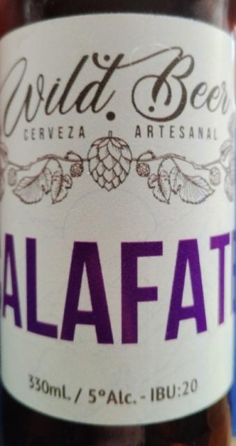 wild beer calfate 5.0%, Wild beer, Chile