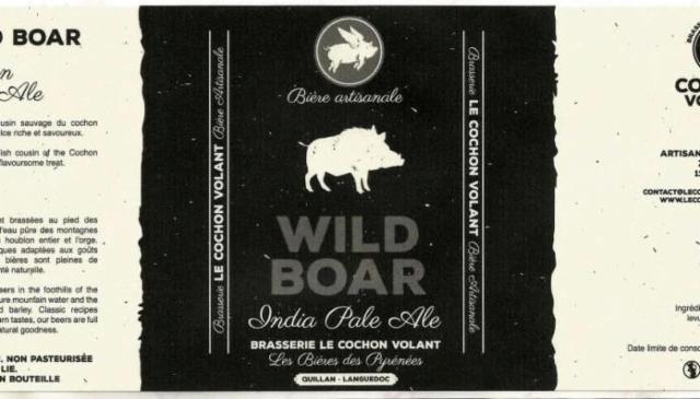 Wild Boar 5.8%, Brasserie Le Cochon Volant [Closed], France