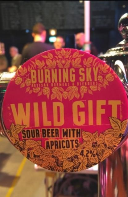 Wild Gift With Apricots 3.5%, Burning Sky Brewery, England