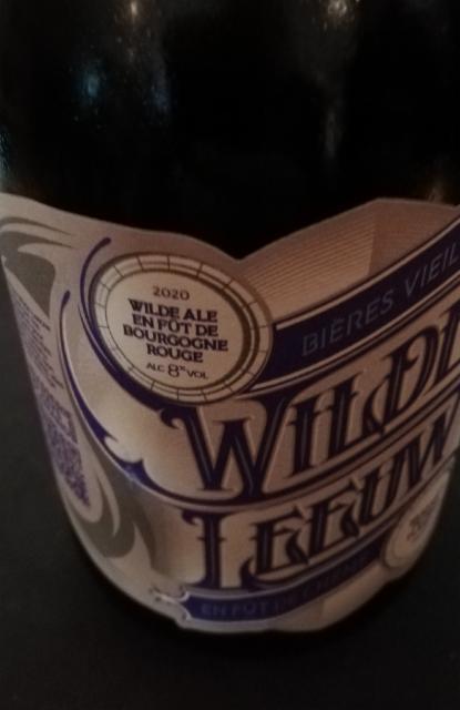 Wilde Leeuw 2020 Wilde Ale En Fût De Bourgogne Rouge 8.0%, Brasserie Du Pays Flamand, France