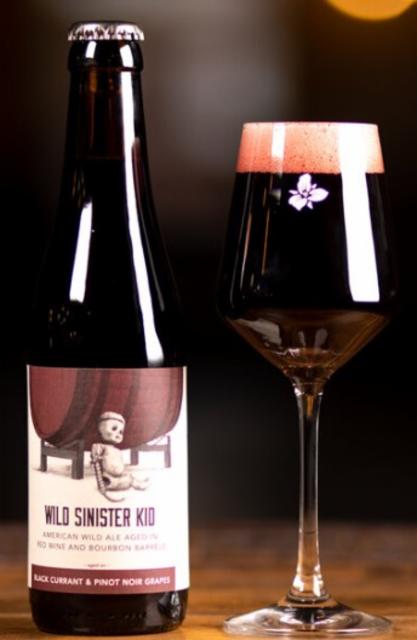 Wild Sinister Kid: Black Currant & Pinot Noir Grapes 12.7%, Trillium Brewing Company, United States