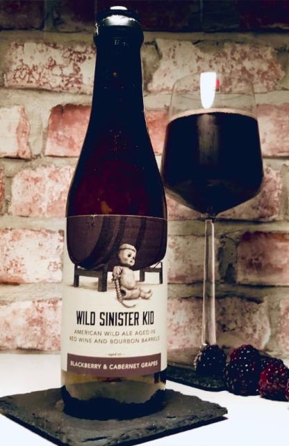 Wild Sinister Kid: Blackberry & Cabernet Grapes 12.7%, Trillium Brewing Company, United States