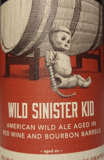 Wild Sinister Kid: Double Sour Cherry & Malbec Grapes 10.0%, Trillium Brewing Company, United States