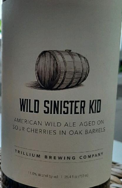 Wild Sinister Kid w/ Sour Cherries, Trillium Brewing Company