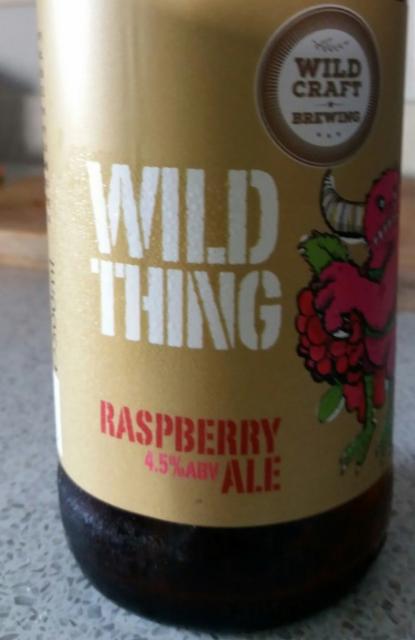 Wild Thing Raspberry Ale 4.5%, Wildcraft Brewery Limited, England