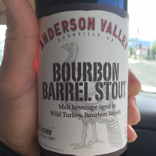 Wild Turkey Bourbon Barrel Stout 6.9%, Anderson Valley, United States