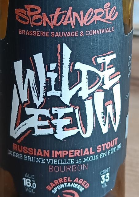 wilde leeeuw russian imperial stout 16.0%, Brasserie Du Pays Flamand, France