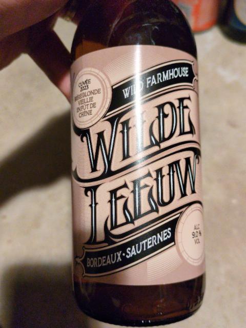 Wilde Leeuw 2023 Wild Farmhouse Bordeaux & Sauternes 2023 9.0%, Brasserie Du Pays Flamand, France