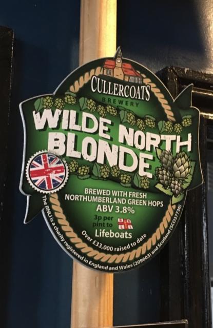 Wilde North Blonde 3.8%, Cullercoats Brewery, England