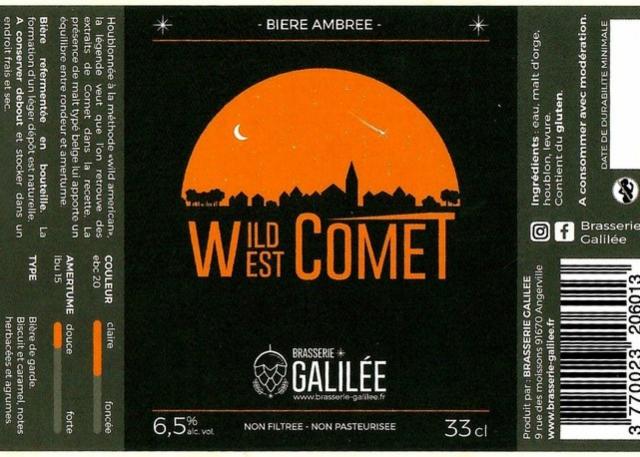 Wildest Comet, Brasserie Galilée