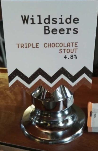 Wildside Beers Triple Chocolate Stout 4.8%, Brightside Brewing, England