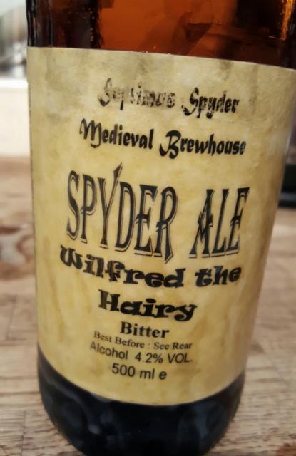 Wilfred The Hairy 4.2%, Septimus Spyder Medieval Brewhouse, England