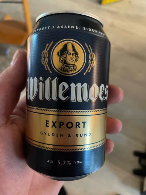 Willemoes export 5.7%, Bryggeriet Vestfyen, Denmark