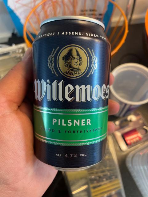 Willemoes pilsner 4.7%, Bryggeriet Vestfyen, Denmark