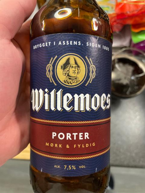 Willemoes porter 2 7.5%, Bryggeriet Vestfyen, Denmark