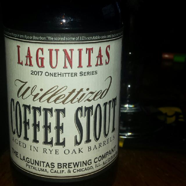 Willettized Coffee Stout (2017) 12.6%, Lagunitas Brewing Company (Heineken), United States
