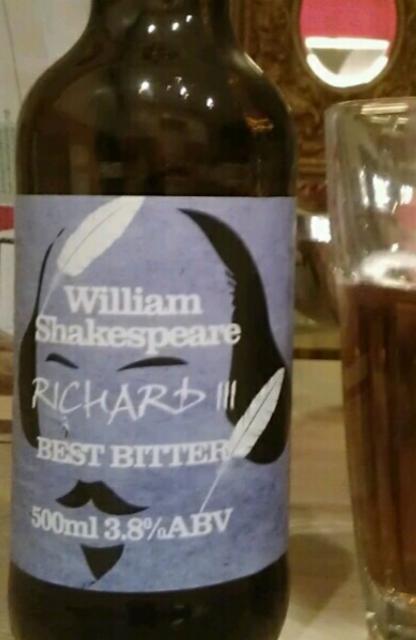 William Shakespeare Richard III 3.8%, Pheasantry Brewery, England