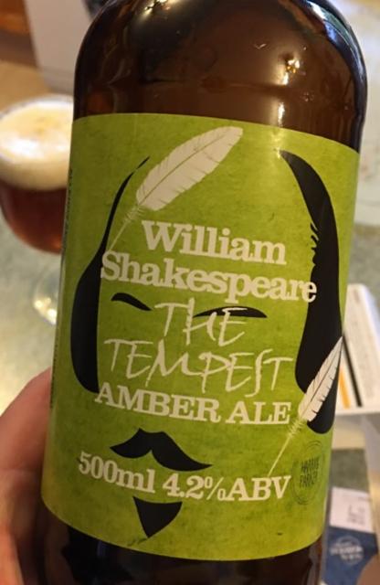 William Shakespeare The Tempest 4.2%, Pheasantry Brewery, England