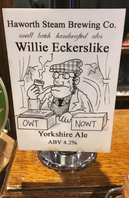 Willie Eckerslike 4.2%, Haworth Steam Brewing Company, England
