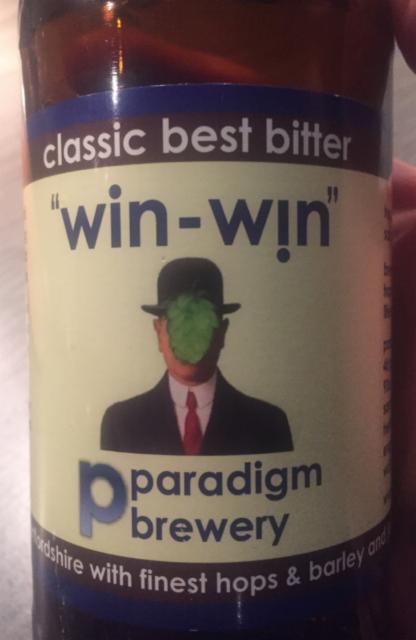 Win-Win 4.2%, Paradigm Brewery, England