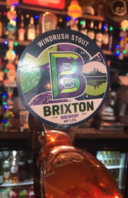 Windrush Stout 5.0%, Brixton Brewery, England