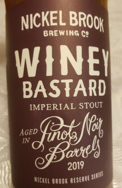 winey bastard 11.0%, Nickel Brook Brewing Co, Canada