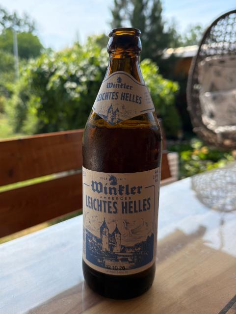 Winkler Amberger leichtes Helles, Privatbrauerei Winkler
