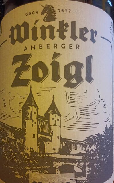 Winkler Amberger Zoigl 5.2%, Brauerei Winkler Amberg, Germany