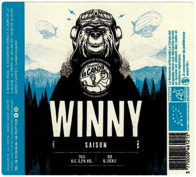 Winny 5.2%, Brasserie La Canya, France