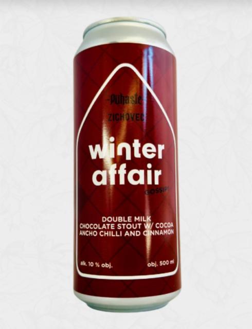 WINTER AFFAIR GOSSIP: PÜHASTE 10.0%, Rodinný Pivovar Zichovec, Czech Republic
