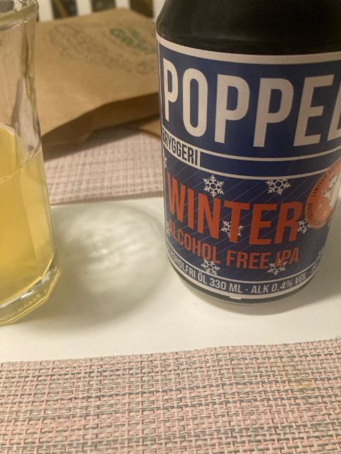 Winter Alcohol Free IPA, Poppels Bryggeri
