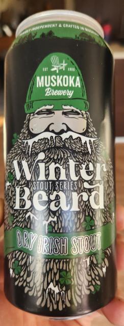 winter beard dry Irish stout, Muskoka Brewery