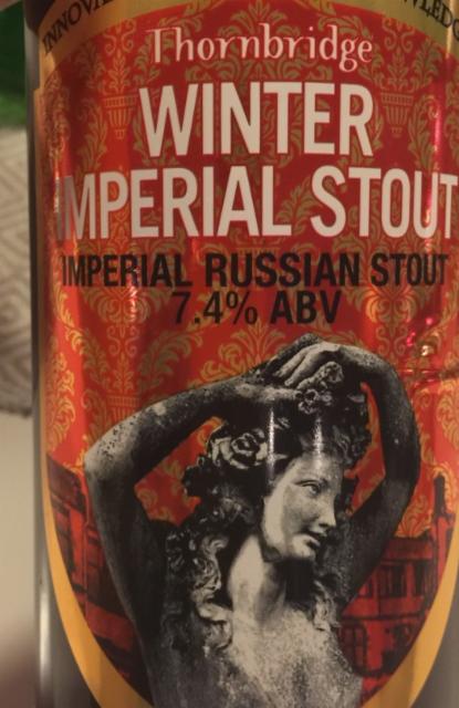Winter Imperial Stout 7.4%, Thornbridge Brewery, England