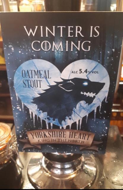 Winter Is Coming 5.4%, Yorkshire Heart, England