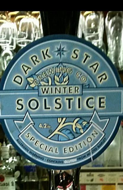 Winter Solstice 4.2%, Dark Star Brewing Co, England