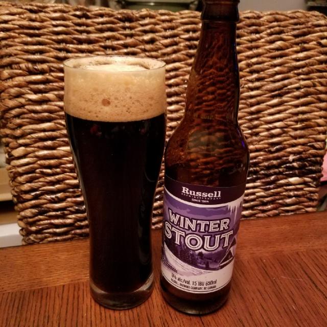 Winter Stout 6.0%, Russell Brewing Company, Canada