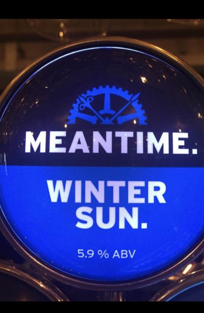 Winter Sun. 5.9%, Meantime Brewing, England