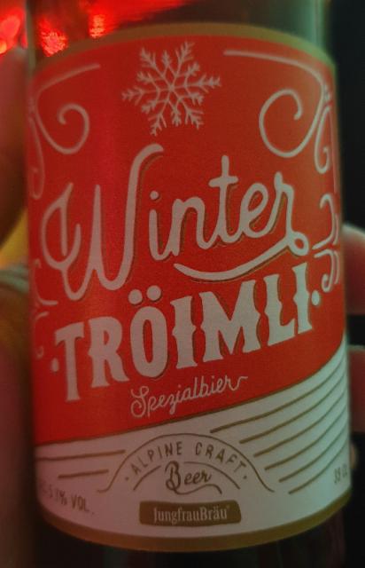 Winter Tröimli 5.7%, JungfrauBräu AG, Switzerland
