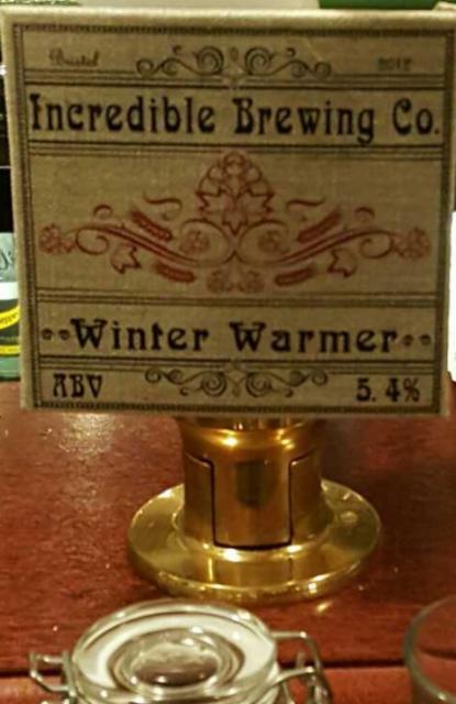 Winter Warmer 5.4%, The Incredible Brewing Co., England