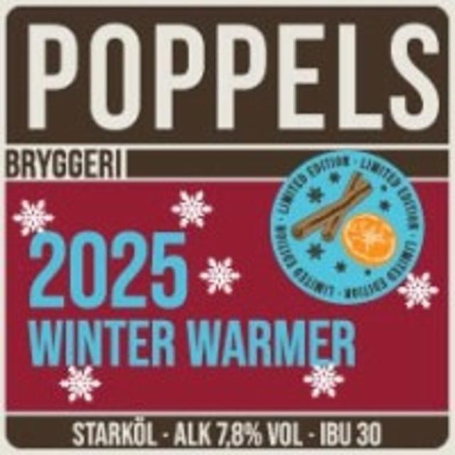 Winter Warmer 2025 7.8%, Poppels Bryggeri, Sweden