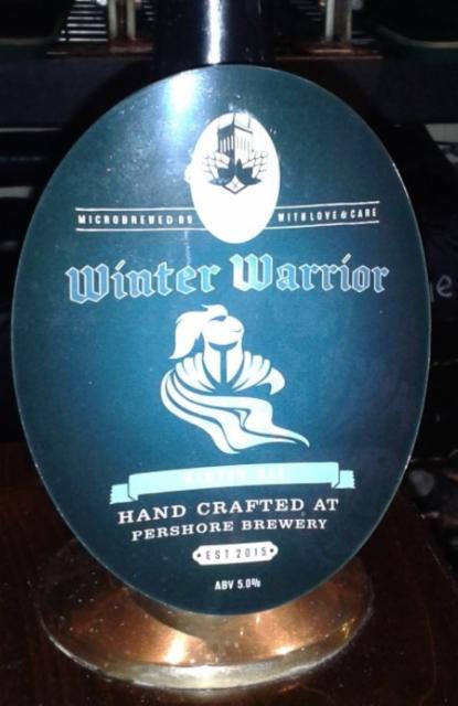 Winter Warrior 5.0%, Pershore Brewery, England