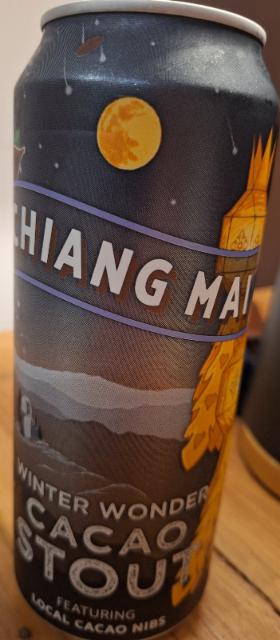 Winter Wonder Cacao stout 5.0%, Chiang Mai Brewery, Thailand
