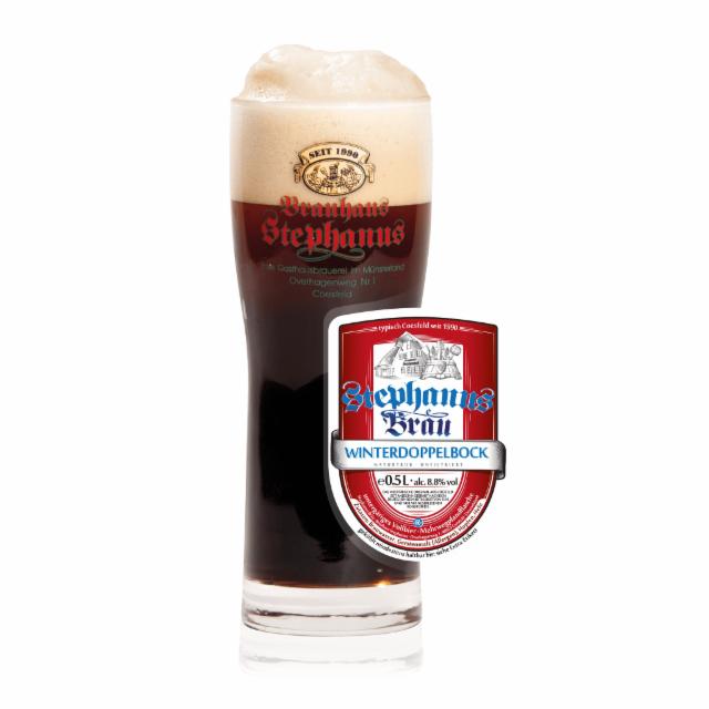 Winterdoppelbock 8.8%, Brauhaus Stephanus, Germany