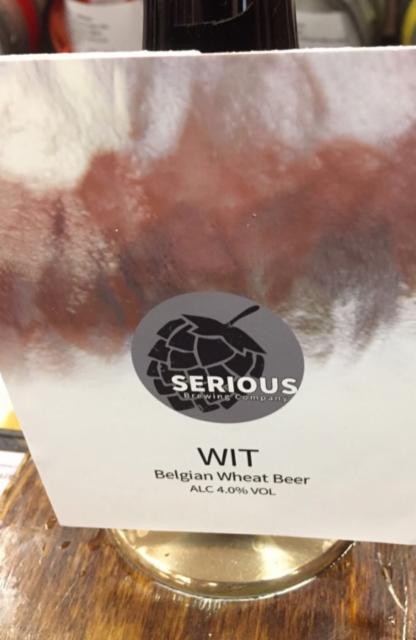 Wit 4.0%, Serious Brewing Co Ltd, England