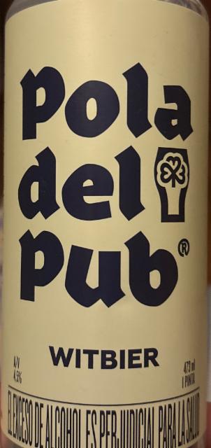 Witbier 4.5%, Pola del pub, Colombia