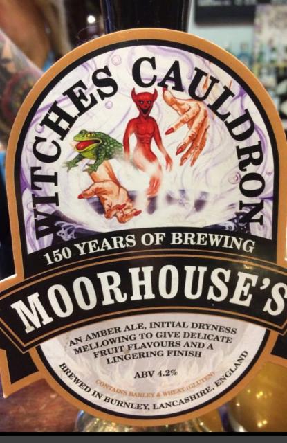 Witches Cauldron 4.2%, Moorhouse's Brewery, England